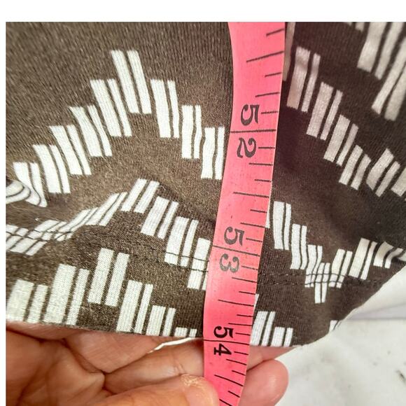 VTG Chicos Y2k size 2 Large brown white beaded maxi dress resort beach retro USA - Picture 4 of 8